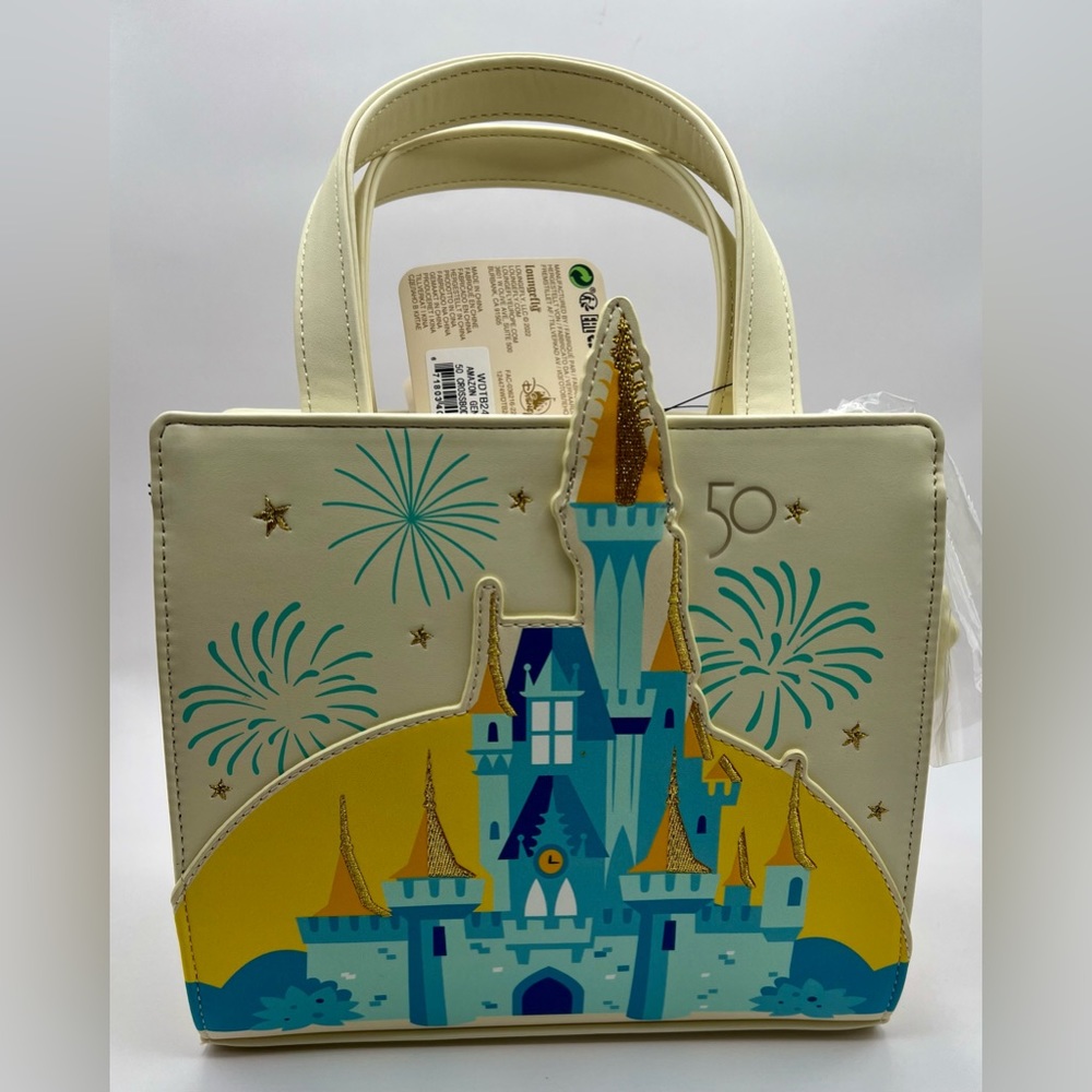 Walt Disney World 50th Crossbody Purse, from Loungefly! NWT